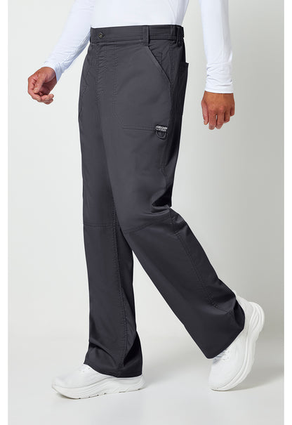 Workwear Revolution WW140 Men's Fly Front Scrub Pants Pewter