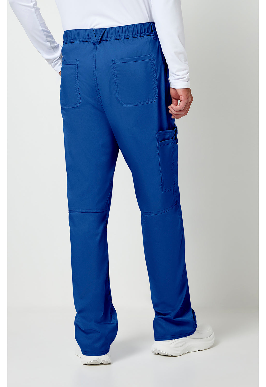 Workwear Revolution WW140 Men's Fly Front Scrub Pants Royal