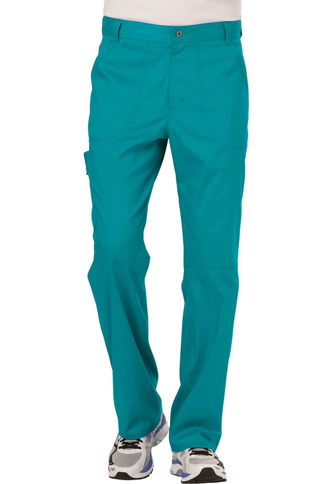 Revolution WW140 Men's Fly Front Pants Teal Blue