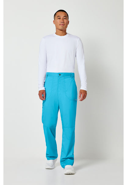 Workwear Revolution WW140 Men's Fly Front Scrub Pants Turquoise