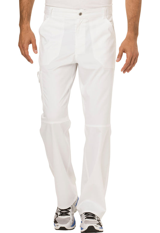 Workwear Revolution WW140 Men's Fly Front Scrub Pants White