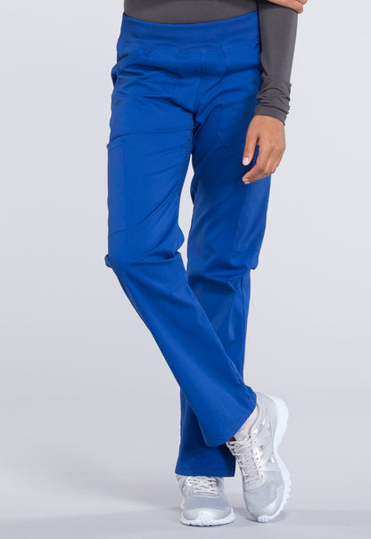 Professionals WW170 Mid Rise Straight Leg Pull-on Cargo Pants Galaxy Blue