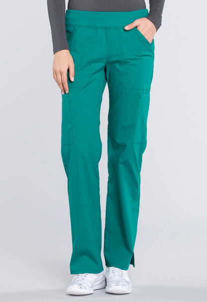 Professionals WW170 Mid Rise Straight Leg Pull-on Cargo Pants Hunter Green