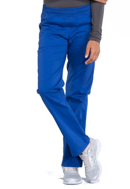 Professionals WW170 Mid Rise Straight Leg Pull-on Cargo Pants Galaxy Blue