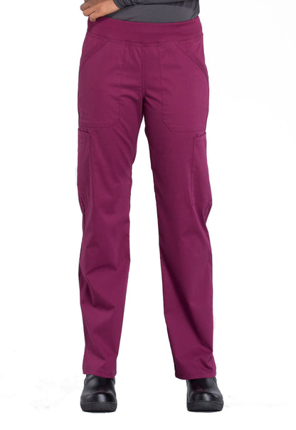Workwear Professionalessionals WW170 Women's Mid Rise Straight Leg Pull-on Cargo Scrub Pants image 5