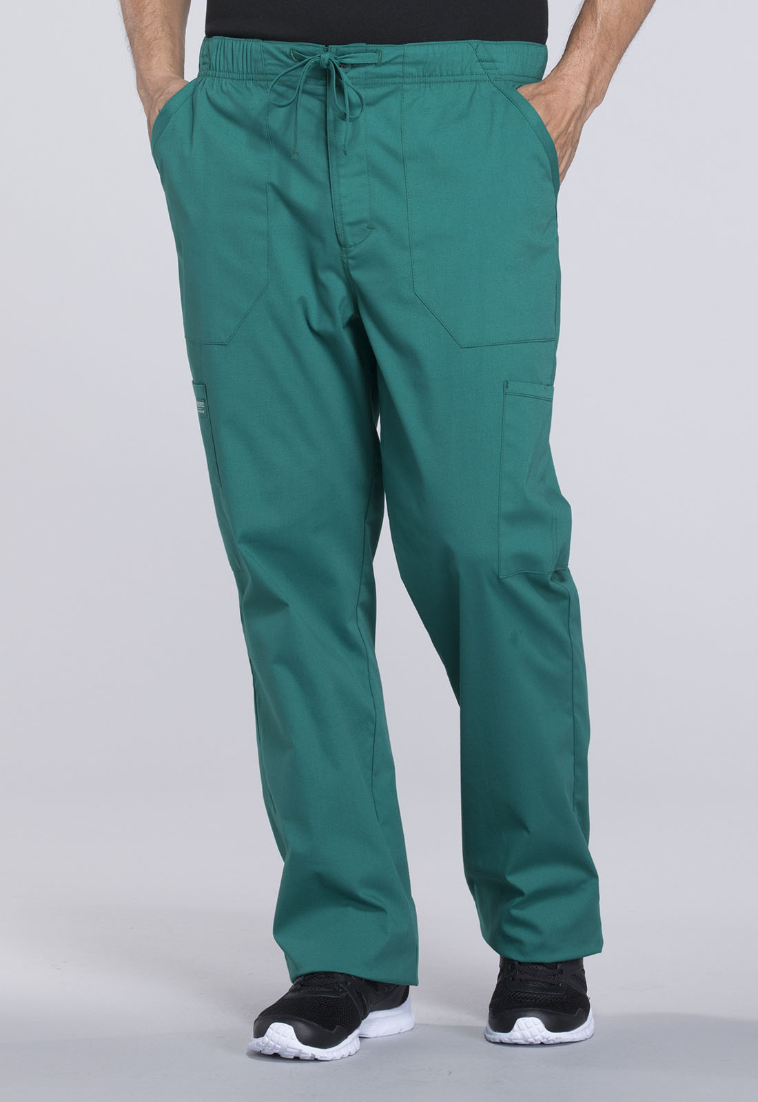 Professionals WW190 Men's Tapered Leg Fly Front Cargo Pants Hunter Green