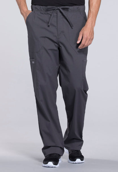 Professionals WW190 Men's Tapered Leg Fly Front Cargo Pants Pewter