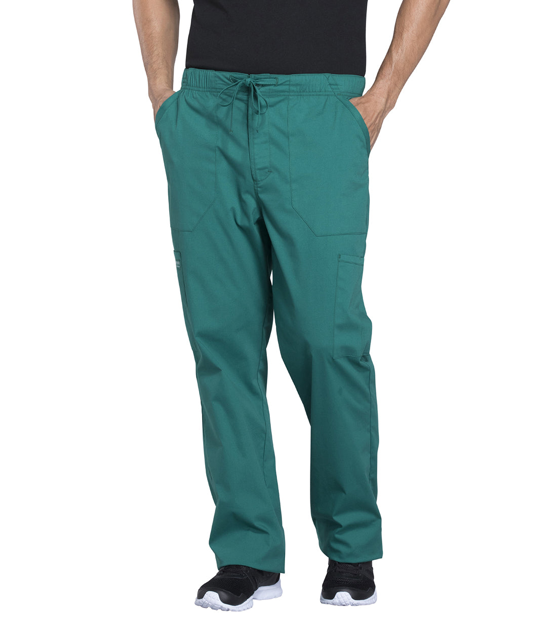 Professionals WW190 Men's Tapered Leg Fly Front Cargo Pants Hunter Green