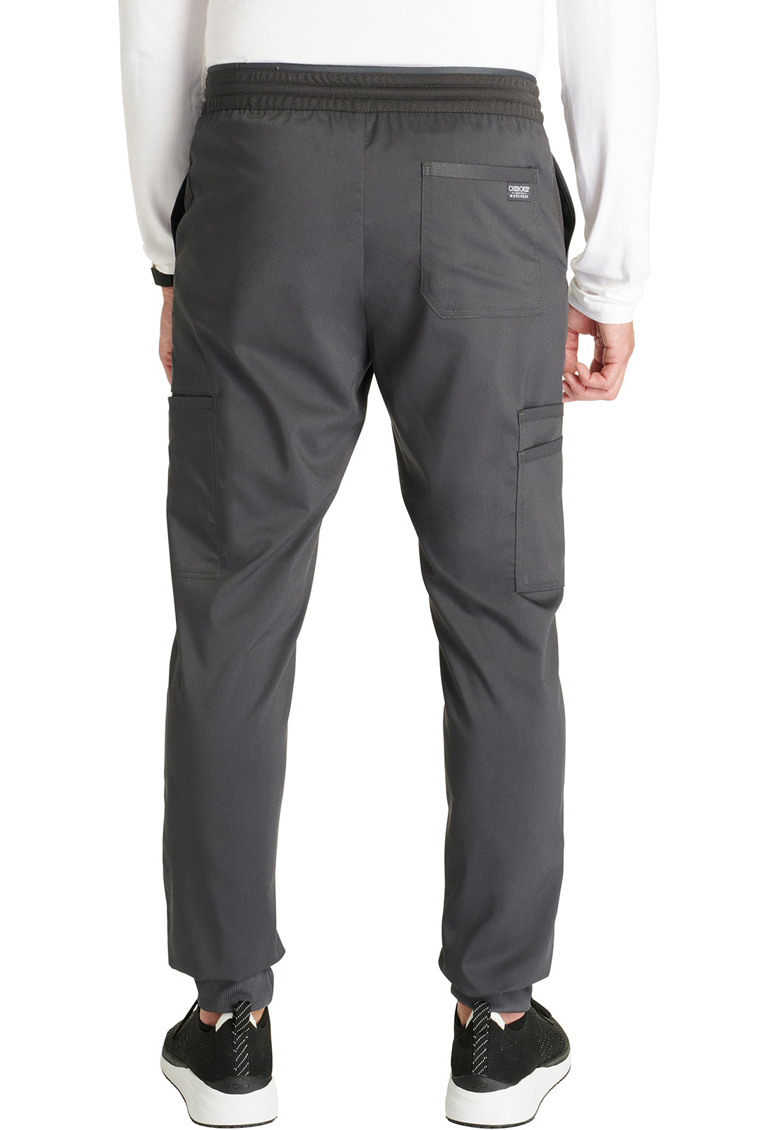 Revolution WW251 Men's Jogger Pewter Model Image Back | Cherokee Workwear