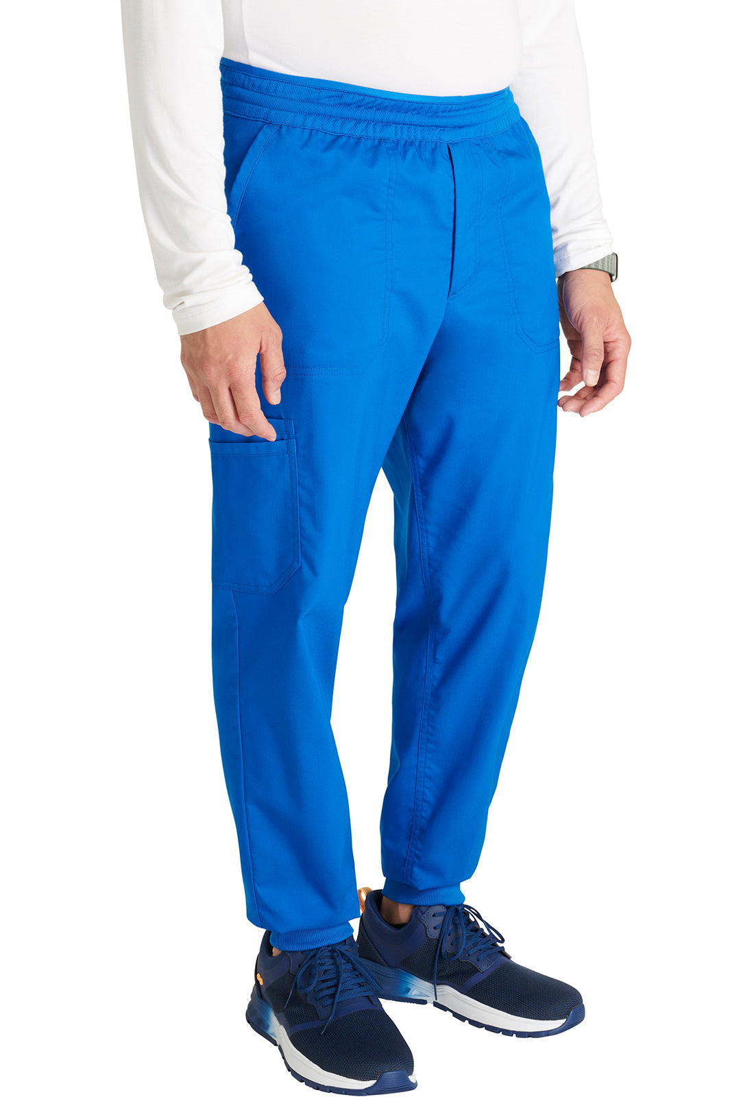 Revolution WW251 Men's Jogger Royal Model Image Left Side | Cherokee Workwear