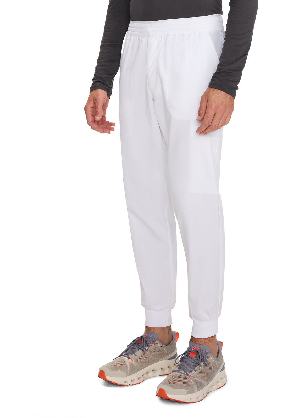 Revolution WW251 Men's Jogger White Model Image Right Side | Cherokee Workwear