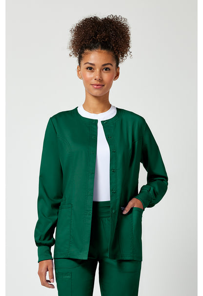 Wright State Revolution WW310 Snap Front Scrub Jacket