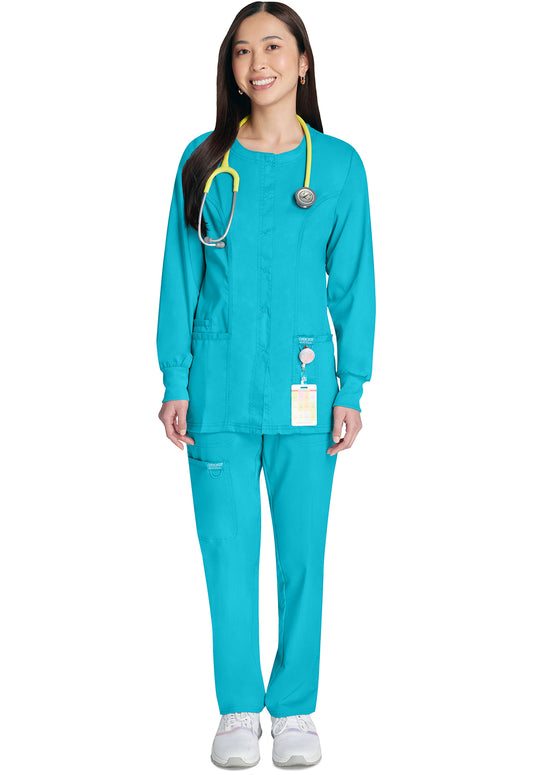 Workwear Revolution WW310 Women's Snap Front Jacket Turquoise