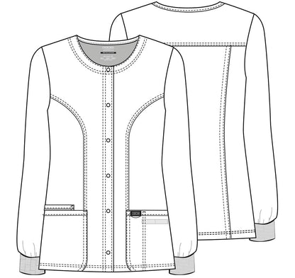 Workwear Revolution WW310 Women's Snap Front Jacket Turquoise