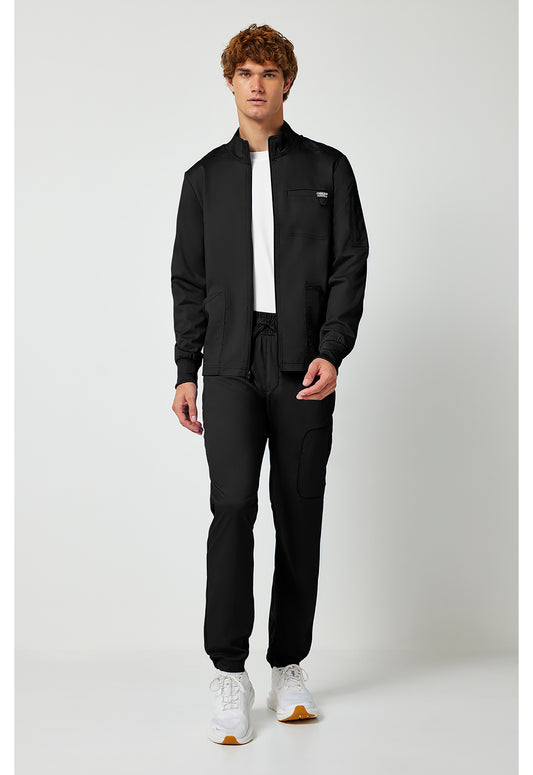Workwear Revolution WW320 Men's Zip Front Jacket Black