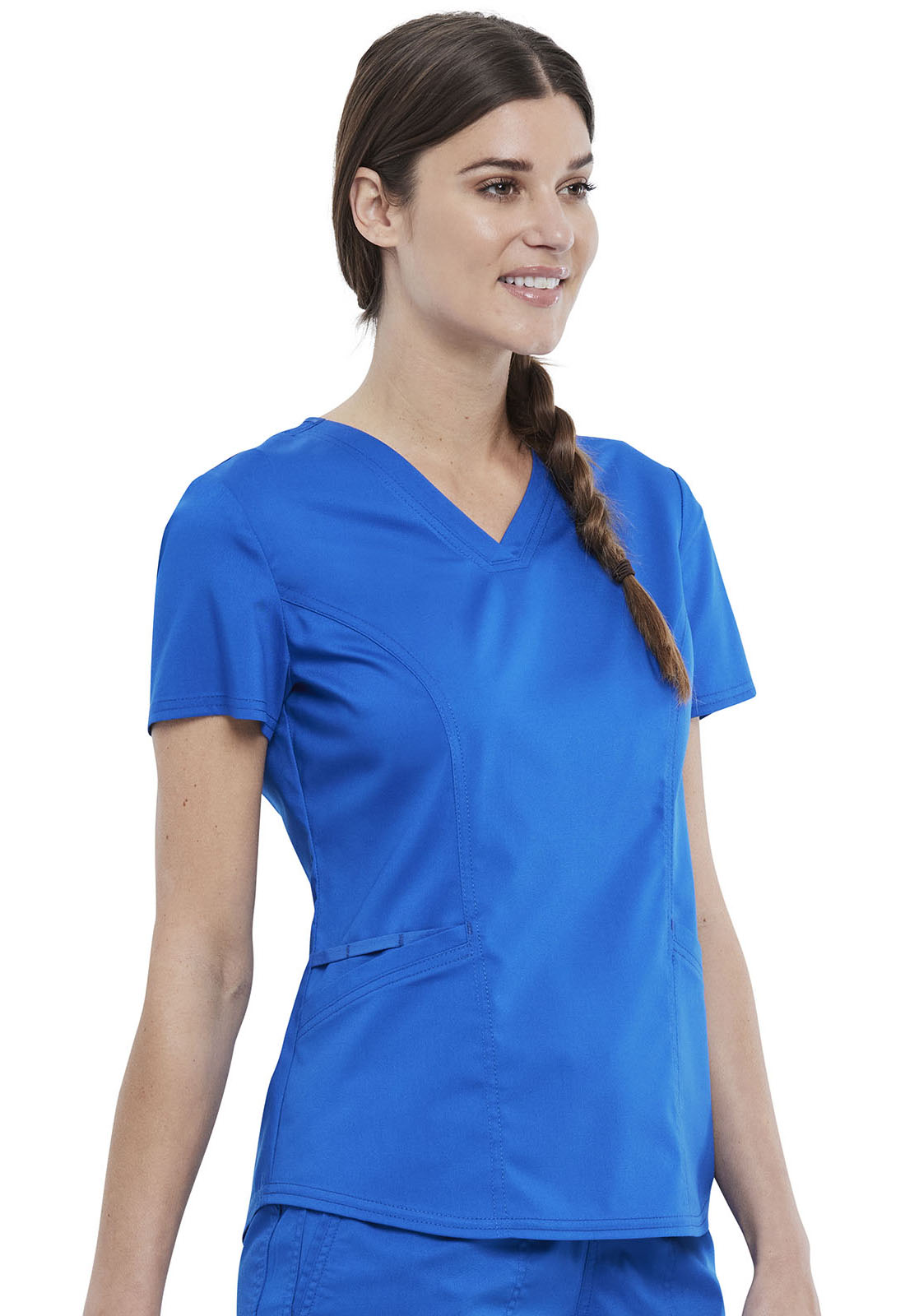 Workwear Revolution WW612 Women's V-Neck Scrub Top Royal