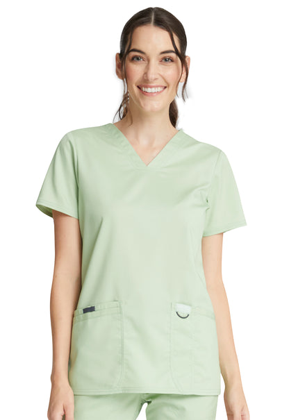 Workwear Revolution WW620 Women's V-Neck Scrub Top Cucumber