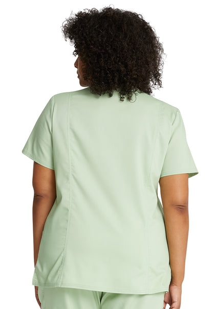 Workwear Revolution WW620 Women's V-Neck Scrub Top Cucumber