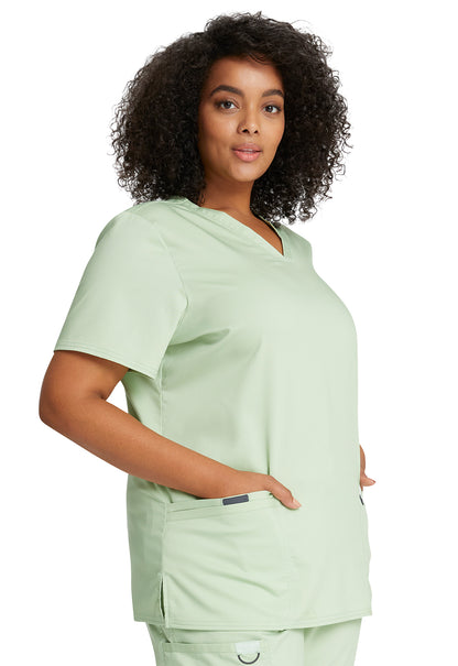 Workwear Revolution WW620 Women's V-Neck Scrub Top Cucumber