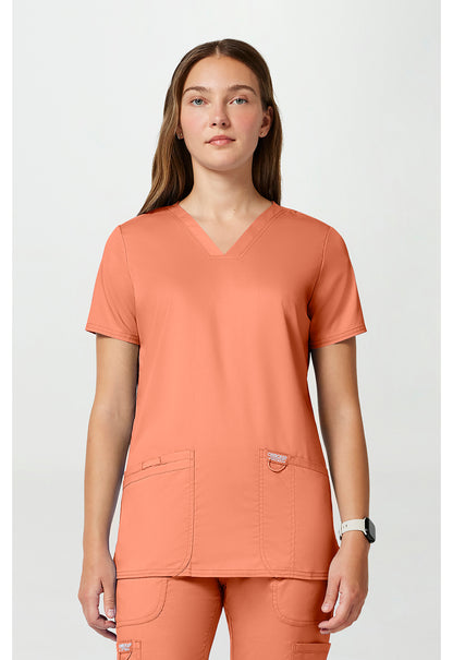 Revolution WW620 V-Neck Top Papaya Juice