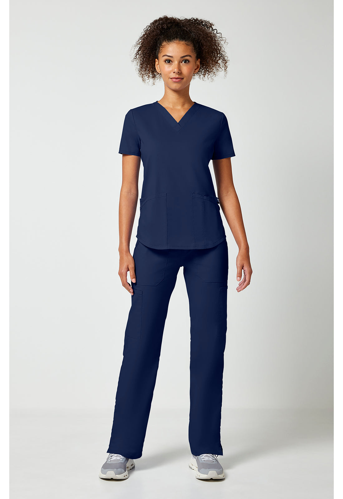 Workwear Professionalessionals WW665 Women's V-Neck Scrub Top Navy