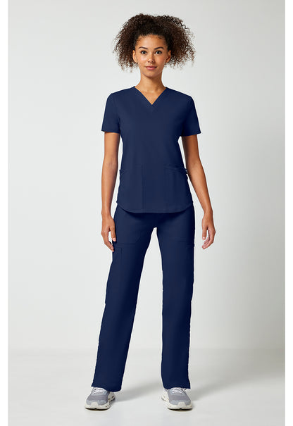 Workwear Professionalessionals WW665 Women's V-Neck Scrub Top Navy