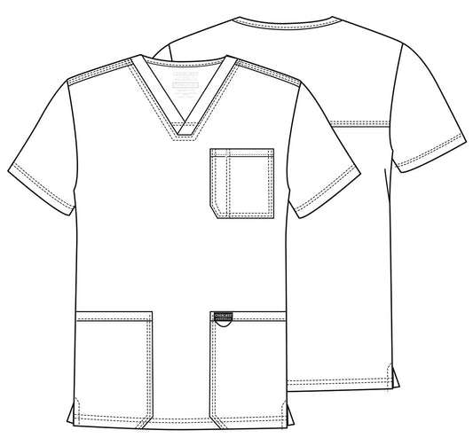 Revolution WW670 Men's V-Neck Top Eggplant