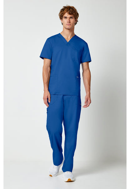 Workwear Revolution WW670 Men's V-Neck Scrub Top Royal
