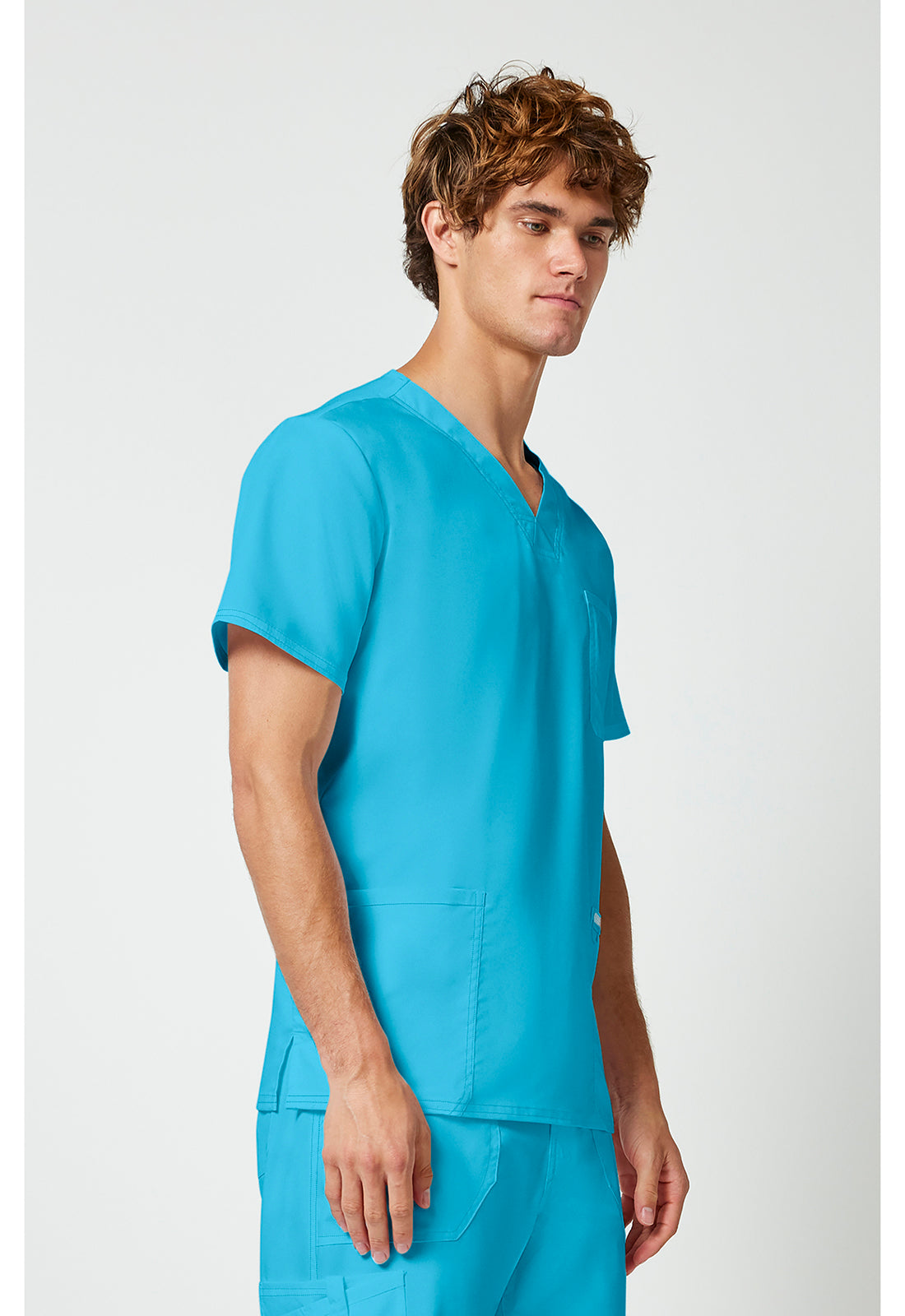 Workwear Revolution WW670 Men's V-Neck Scrub Top image 5