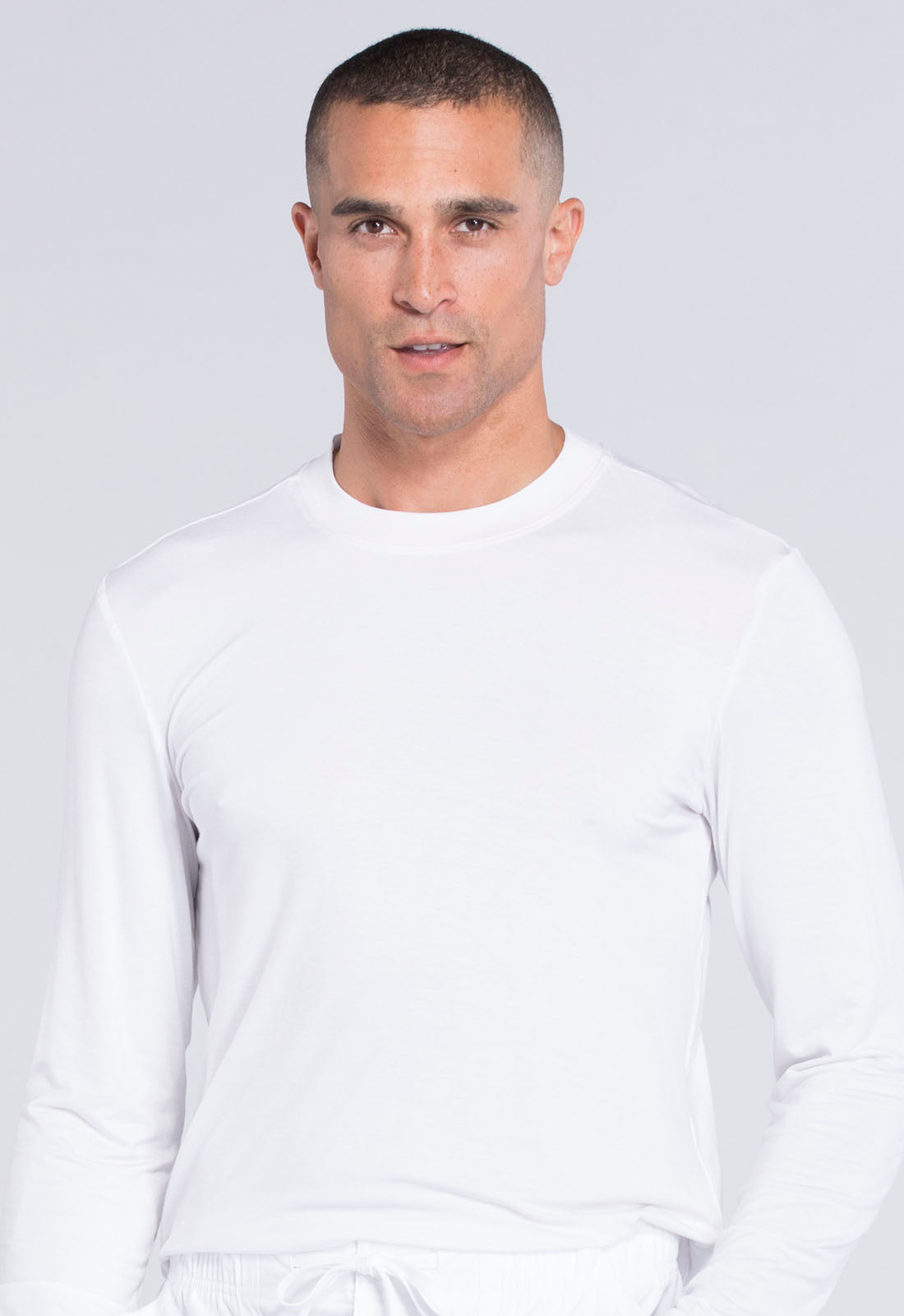 WW700 WW Professionals Men's Underscrub Knit Top (White)