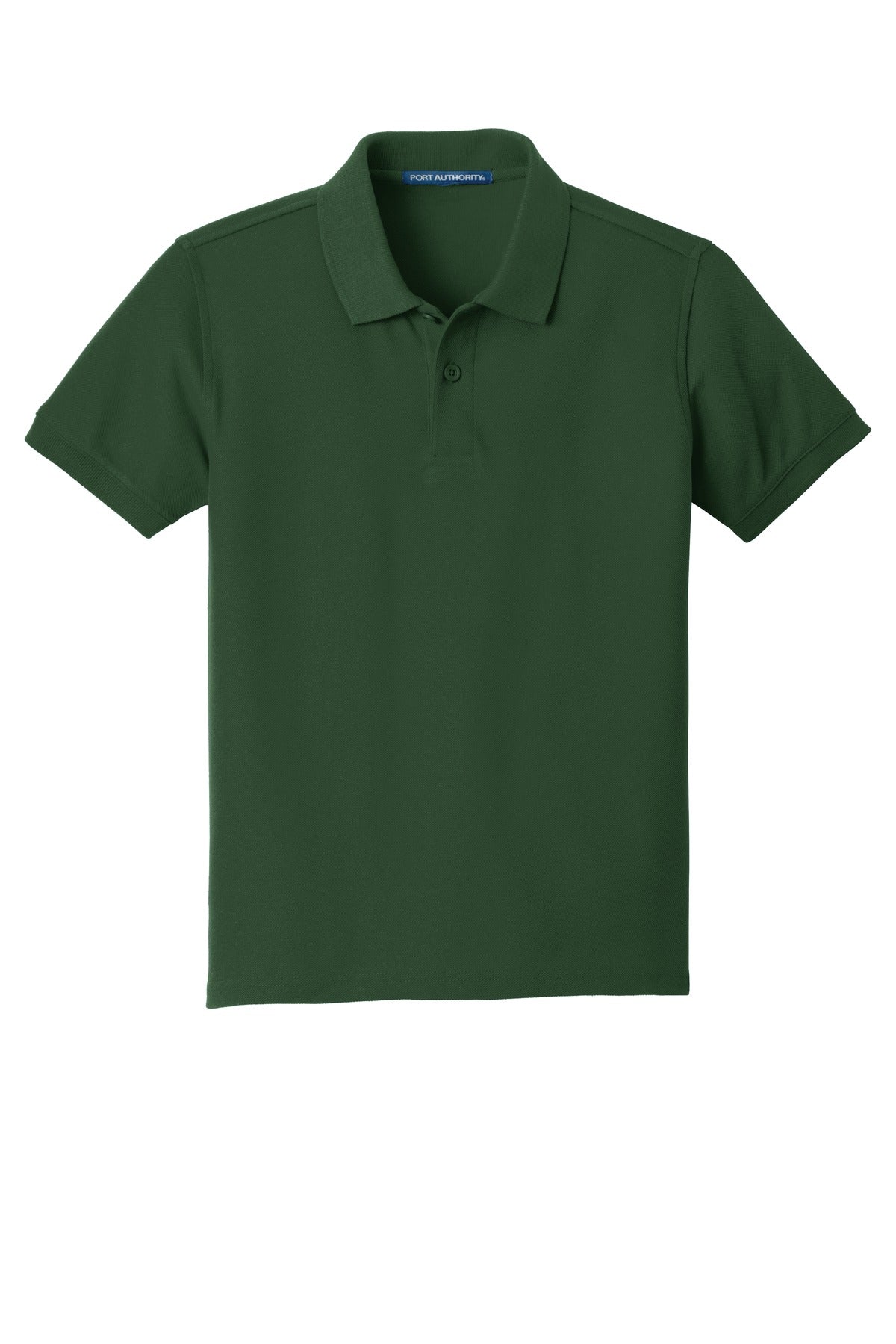 Port Authority Youth Core Classic Pique Polo. Y100 Deep Forest Green