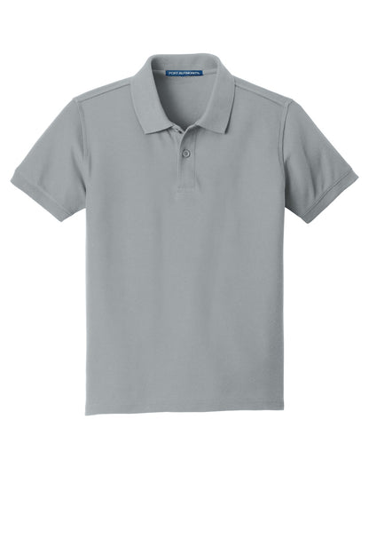 Port Authority Youth Core Classic Pique Polo. Y100 Gusty Grey