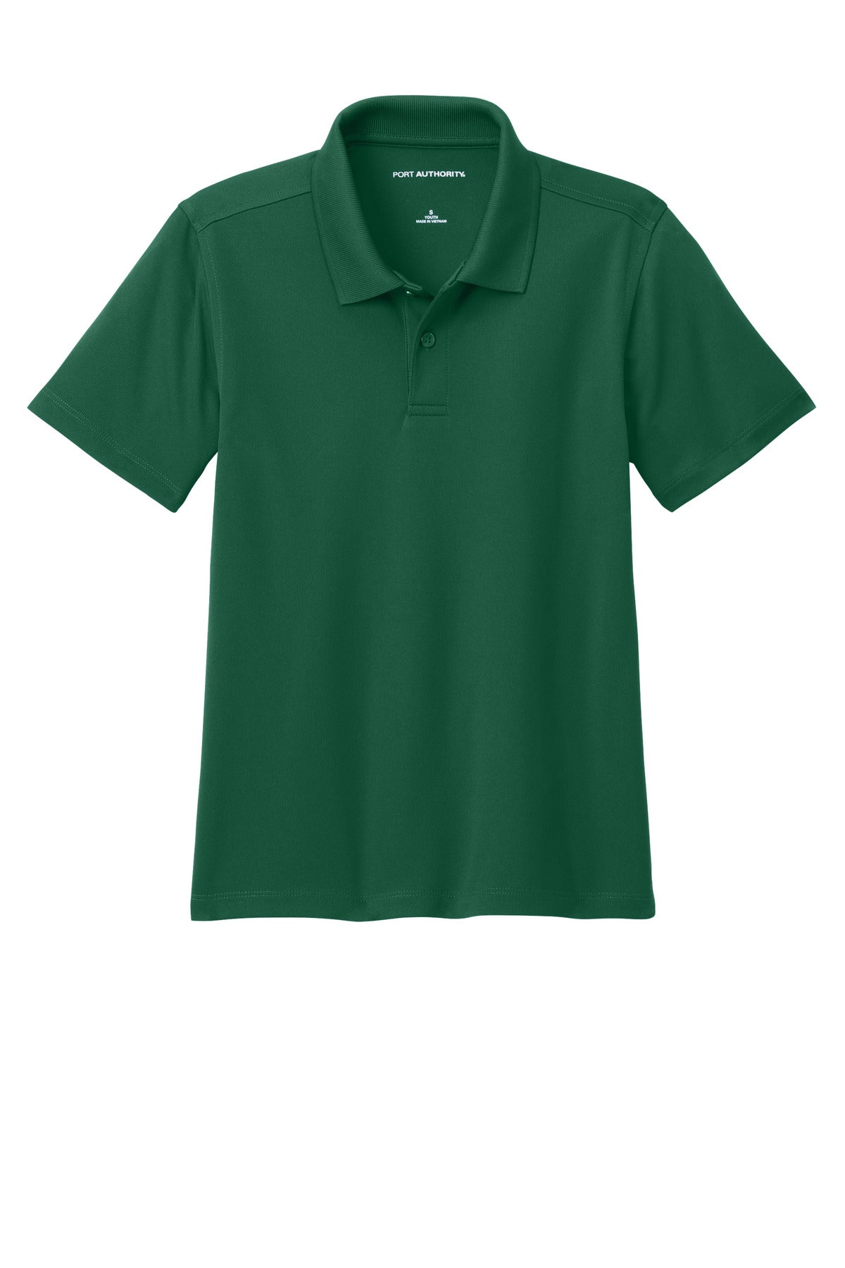 Port Authority Youth Dry Zone UV Micro-Mesh Polo Y110 Deep Forest Green