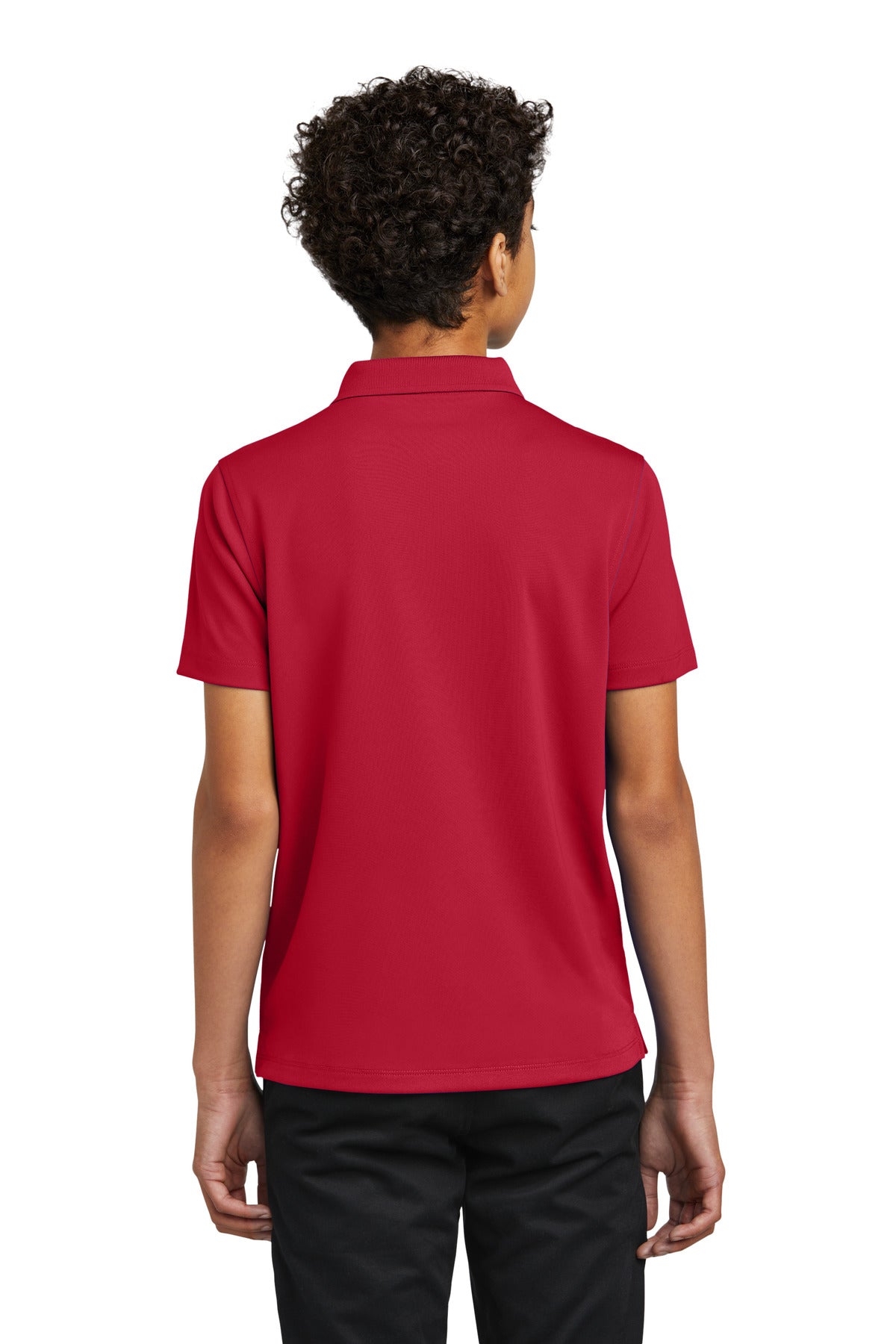 Port Authority Youth Dry Zone UV Micro-Mesh Polo Y110 Rich Red