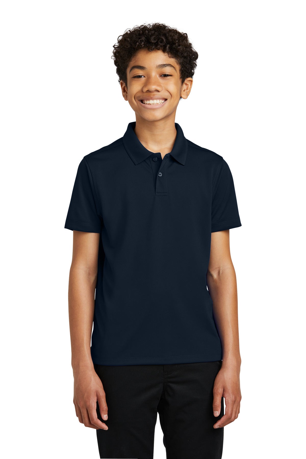 Port Authority Youth Dry Zone UV Micro-Mesh Polo Y110 River Blue Navy