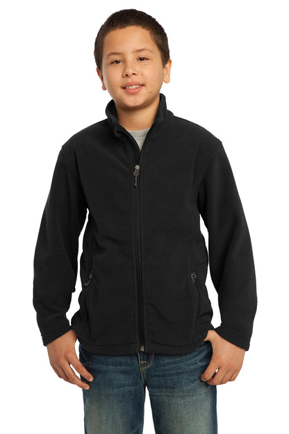 Port Authority Youth Value Fleece Jacket. Y217 Black