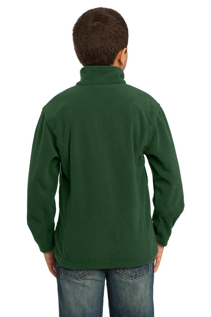 Port Authority Youth Value Fleece Jacket. Y217 Forest Green