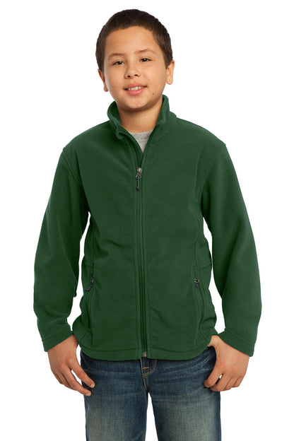 Port Authority Youth Value Fleece Jacket. Y217 Forest Green