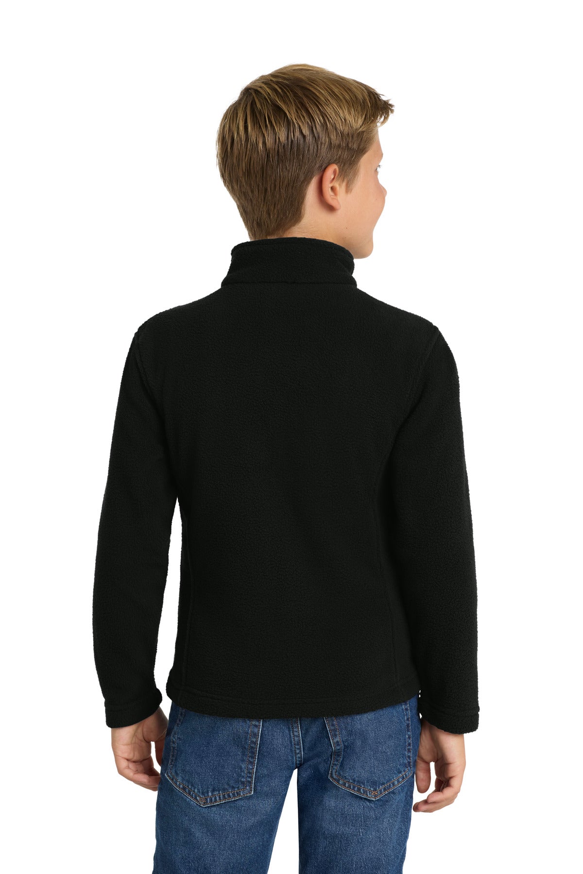 Port Authority Youth Value Fleece Jacket. Y217 Black