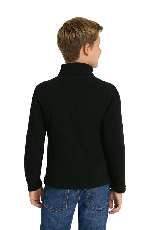 Port Authority Youth Value Fleece Jacket. Y217 Black