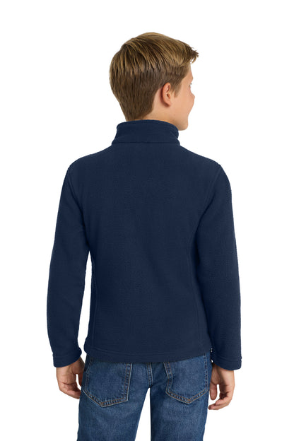 Port Authority Youth Value Fleece Jacket. Y217 True Navy
