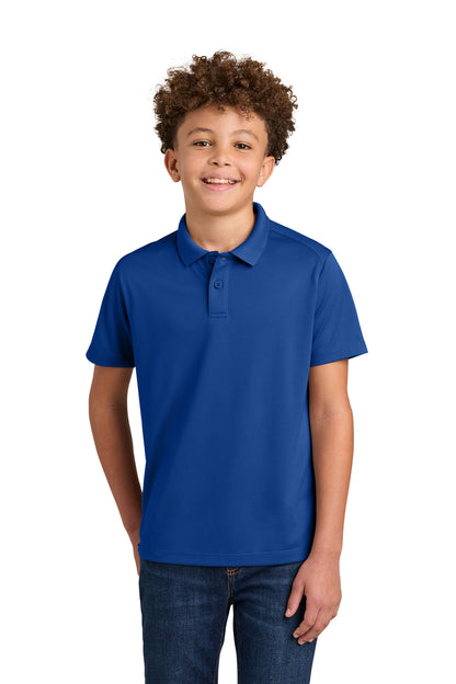 Port Authority Youth Wearever Performance Pique Polo Y240 True Royal