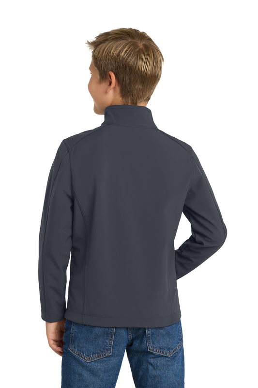 Port Authority Youth Core Soft Shell Jacket. Y317 Battleship Grey