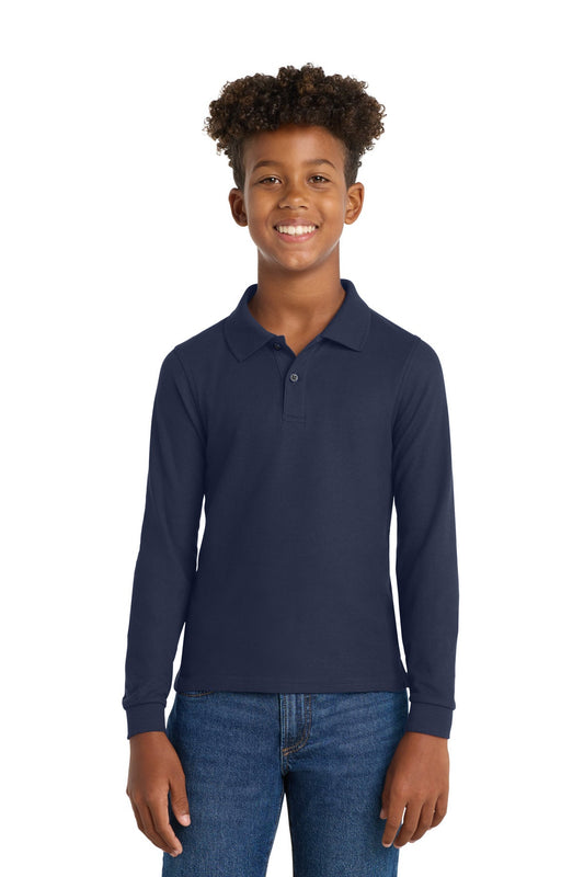 Port Authority Youth Long Sleeve Silk Touch
