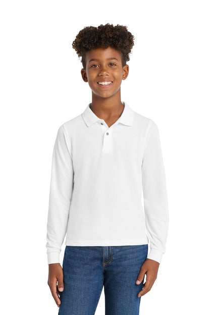 Port Authority Youth Long Sleeve Silk Touch