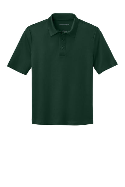 Port Authority Youth Silk Touch Performance Polo. Y540 Dark Green