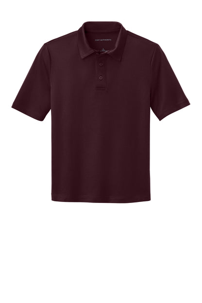 Port Authority Youth Silk Touch Performance Polo. Y540 Maroon