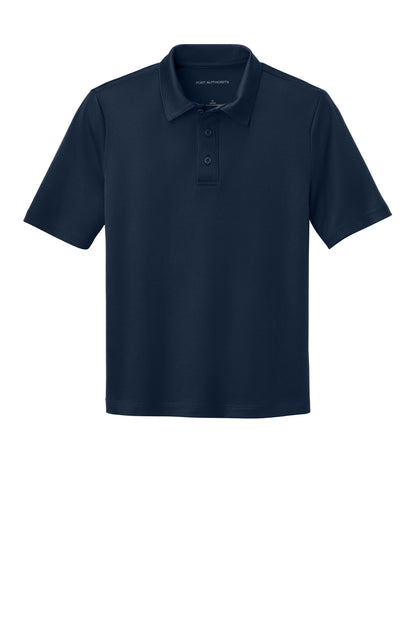 Port Authority Youth Silk Touch Performance Polo. Y540 Navy