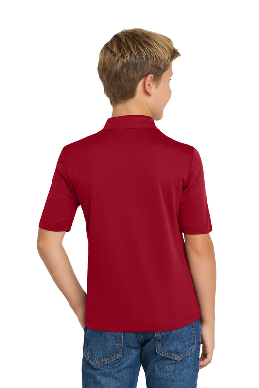 Port Authority Youth Silk Touch Performance Polo. Y540 Red