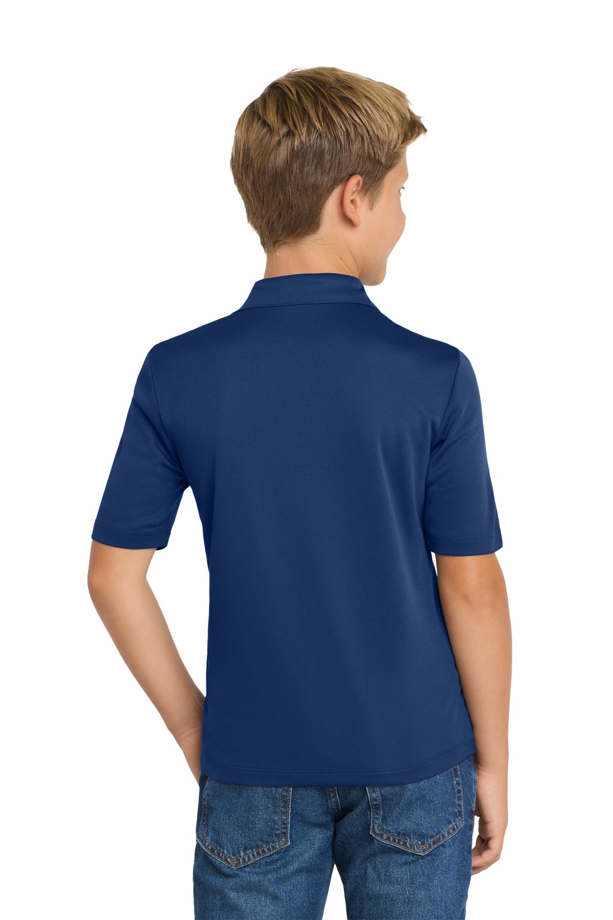 Port Authority Youth Silk Touch Performance Polo. Y540 Royal